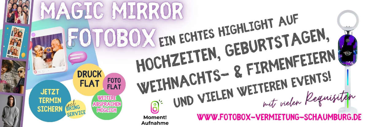 Fotobox Vermietung Schaumburg